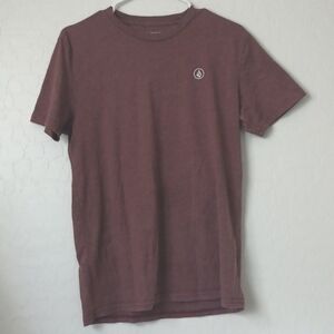 Volcom Mens Pink/Red Short Sleeve Shirt Size Medium